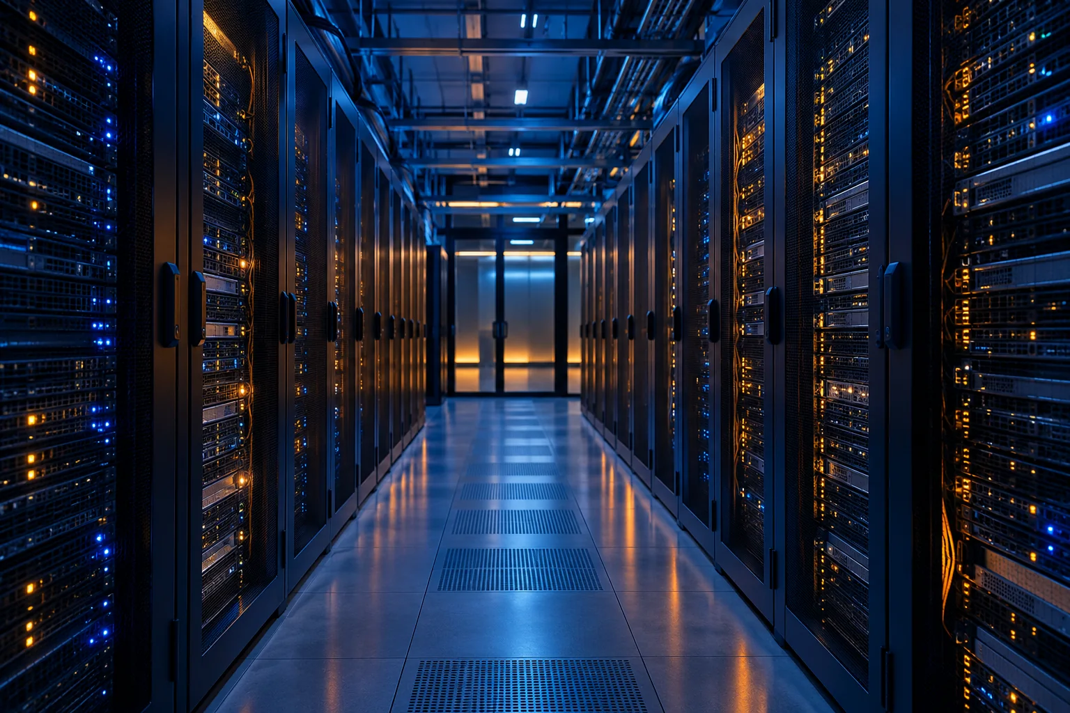 Ilustrasi infrastruktur rak server